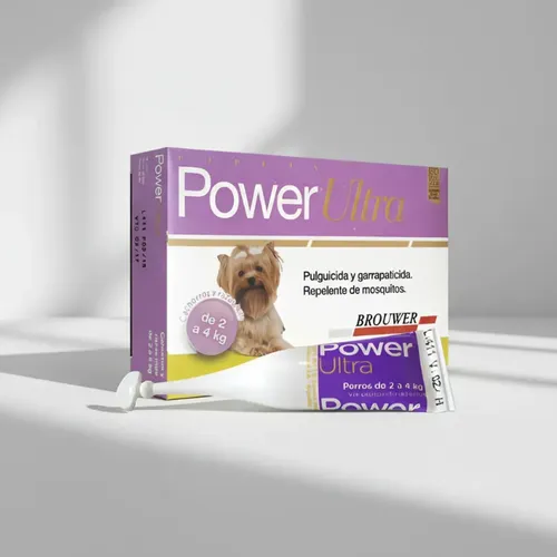 Pipeta Power Ultra Pulguicida Garrapaticida Perros 2-4 Kg Power 2 A 4 - Imagen 4