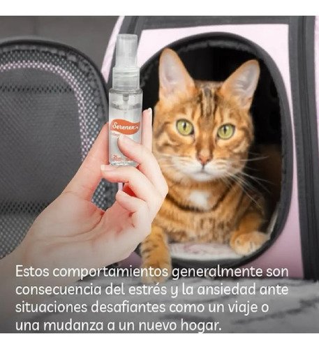 Serenex Feromonas 25ml Spray Para Gatos Felinos - Imagen 2