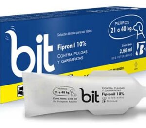 Pipeta Bit Perros 21 A 40kg Pulgas Garrapata Simil Frontline Bit 20 A 40