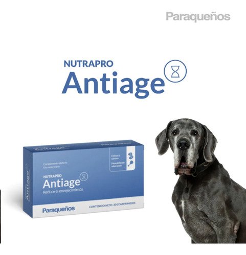 Nutrapro Antiage Suplemento Perros Gatos 30 Comp. Pack X 2 - Imagen 5