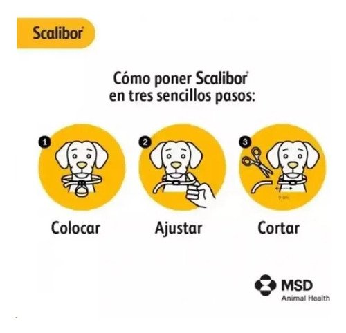 Scalibor Collar Antipulgas Y Garrapatas Perros 65 Cm 6 Meses - Blanco - Imagen 5