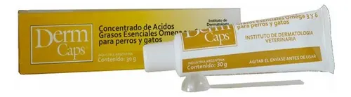 Derm Caps Pomo X 30 Grs Omega 3 Y 6 Perros Gatos Pelaje - Imagen 5