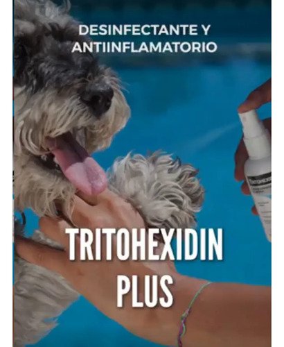 Tritohexidin Plus Spray 50ml Solucion Antiseptico Perro Gato Tritohexidin Plus - Imagen 2