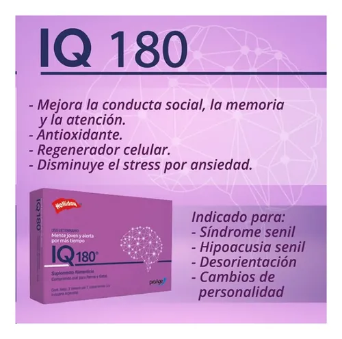Iq180 21 Comp Neuroprotector Perros Y Gatos Pack X 2 - Imagen 8