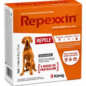 Collar Repexxin Perros Pulguicida Garrapaticida Konig 75 Cm Repexxin Collar Perros Grandes