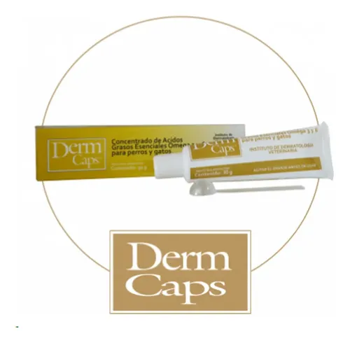 Derm Caps Pomo X 30 Grs Omega 3 Y 6 Perros Gatos Pelaje - Imagen 4