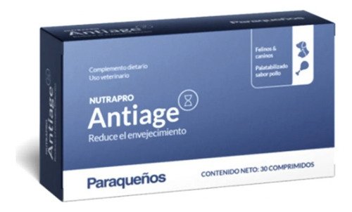 Nutrapro Antiage Suplemento Perros Gatos 30 Comp. Pack X 2 - Imagen 2