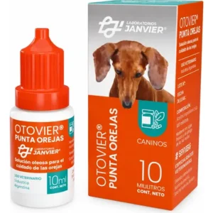 Punta Orejas Otovier Para Perro X10ml Laboratorio Janvier Otovier Punta Oreja