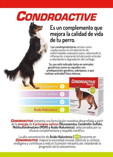 Condroactive Con Acido Hialuronico Protec Articular 32 Comp - Imagen 2