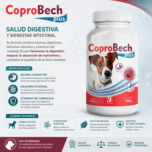 Coprobech Coprofagia Suplemento Perros 100grs - Imagen 2
