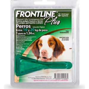 Pipeta Frontline Plus Perro 10 A 20 Kg Pulgas Y Garrapatas Frontline 10a20
