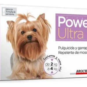 Pipeta Power Ultra Pulguicida Garrapaticida Perros 2-4 Kg Power 2 A 4