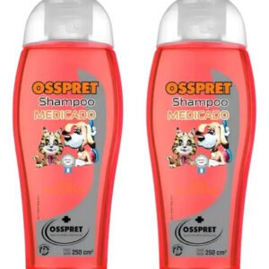 Shampoo Osspret Medicado X 250ml Sin Olor Pack X 2 Coco
