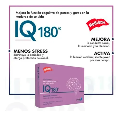 Iq180 21 Comp Neuroprotector Perros Y Gatos Pack X 2 - Imagen 7