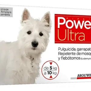 Pipeta Power Ultra Perro 5 A 10 Kg Pulgas Garrapatas Moscas Agua