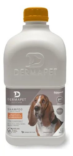 Shampoo Dermapet Septicare Hipoalergenico 1 Litro Perro Gato Coco - Imagen 2