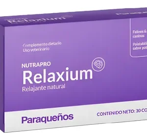Nutrapro Relaxium Calmante Natural X 30 Comp Perro Gato