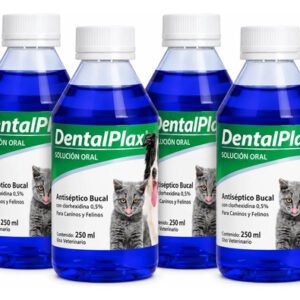 Liquido Antiséptico Bucal Dental Plax X 4u Para Perros Gatos Pollo