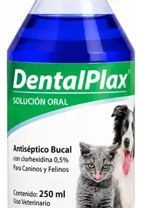 Antiseptico Bucal Quita Sarro Perro Y Gato Dental Plax 250ml Sin Sabor