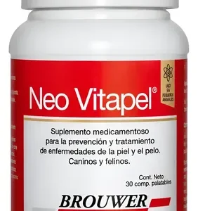 Suplemento Neo Vitapel Perro Gato Caida Pelo X30 Comprimidos