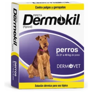 Pipeta Dermokil Caninos Perros 20 A 40 Kg Pulgas Garrapatas Dermokil 20 A 40kg