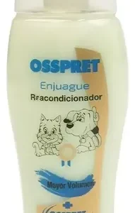 Reacondicionador Antiestático Osspret 250ml Perros Gatos Fragancia Manzana