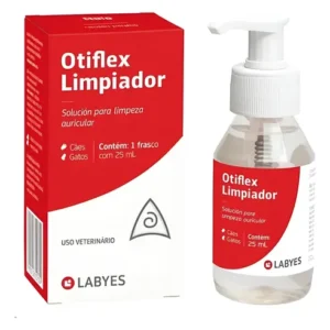 Otiflex Limpiador Orejas Auditivo Perro Gato 25ml Labyes Blanco