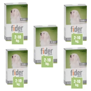 Pipeta Fider Point 2 A 10kg X5 Unid Perro Pulgas Garrapatas Verde