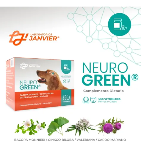 Suplemento Dietario Para Perros Neurogreen 60 Comprimidos - Imagen 3