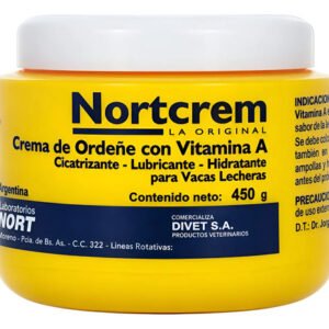 Crema De Ordeñe Con Aloe Vera Nort 450g Vitamina A Fragancia Inolora