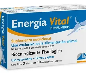 Energía Vital Suplemento 30 Comp Caninos Y Felinos