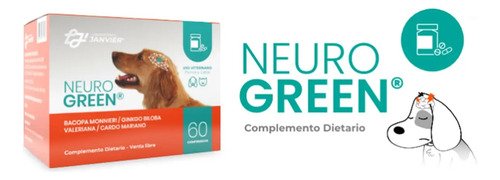 Suplemento Dietario Para Perros Neurogreen 60 Comprimidos - Imagen 2