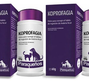 Koprofagia Coprofagia Heces Polvo 60 G Perro Gato X 2uni.