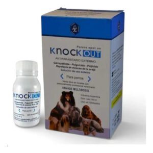 Pipeta Multidosis Antipulgas Garrapata Knock Out  Perro 50ml Agua