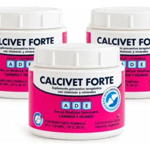 Calcivet Forte X 250 Gr X3 Uni Suplemento Barf Perros Gatos