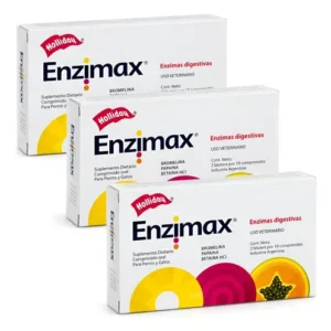 Enzimax Suplemento Digestivo Perros Y Gatos X3 Unidades