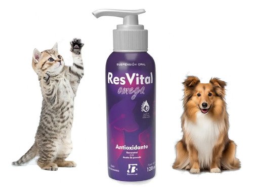 Resvital Omega + Resveratrol Perro Gato X2 Unidades - Imagen 4