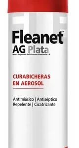 Curabichera Fleanet Plata 440 Ml Perros Caballos Bovinos