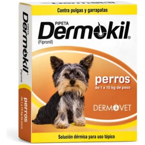 Pipeta Dermokil Caninos Perros Hasta 10kg Pulgas Garrapatas Dermokil Hasta 10kg