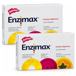 Enzimax Suplemento Digestivo Perros Y Gatos X2 Unidades